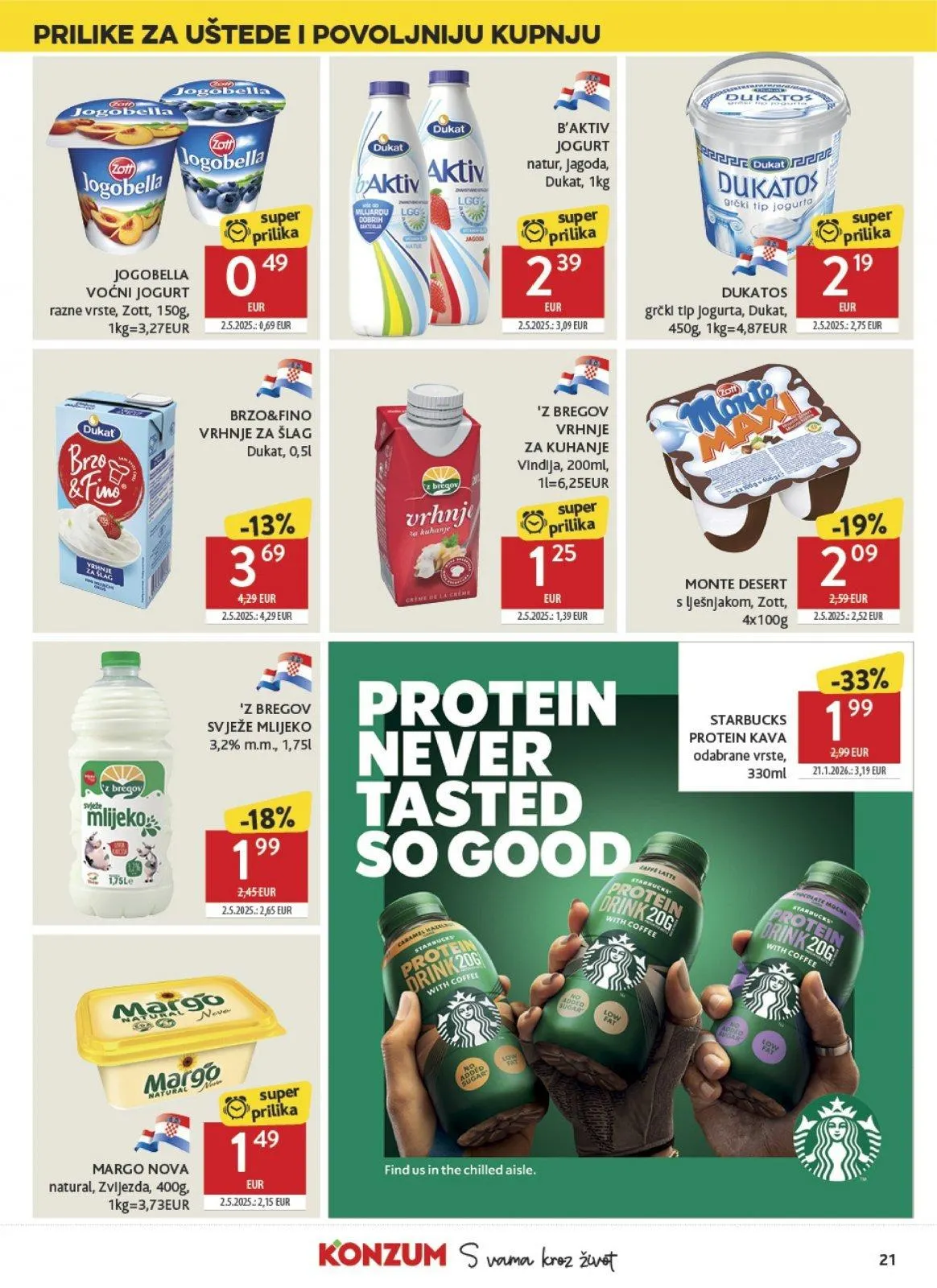 Katalog Konzum katalog do 03.03.2026 od 26. veljače do 3. ožujka 2026. - Pregled Stranica 21