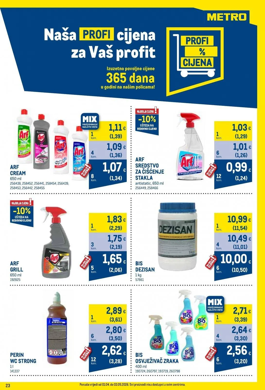 Katalog Metro katalog do 03.05.2026 od 2. travnja do 3. svibnja 2026. - Pregled Stranica 23
