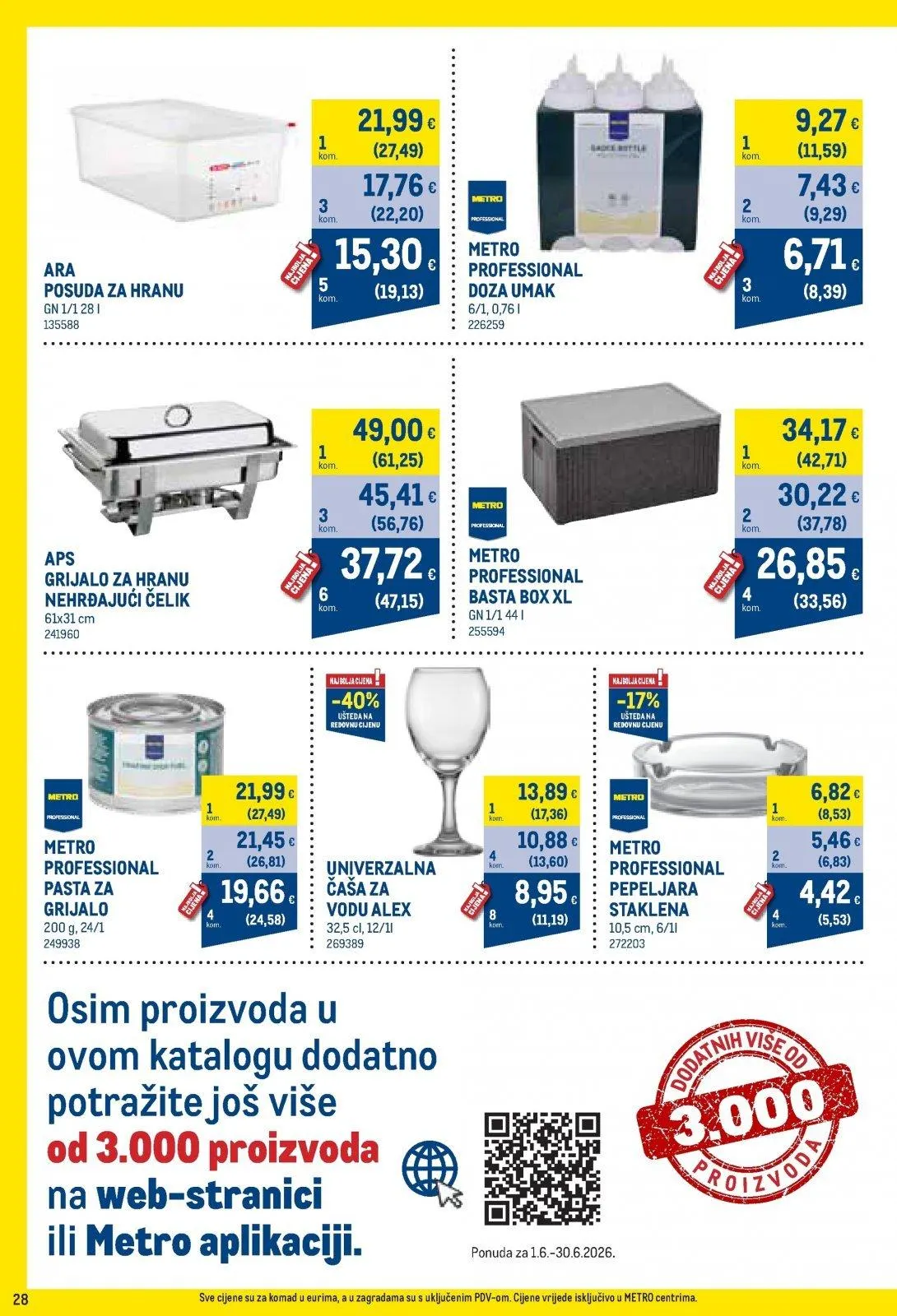 Katalog Metro katalog do 01.07.2026 od 9. lipnja do 1. srpnja 2026. - Pregled Stranica 28