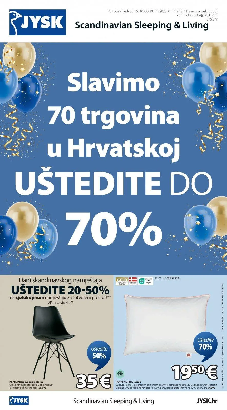 Katalog JYSK katalog do 30.11.2025 od 28. listopada do 30. studenoga 2025. - Pregled Stranica 2