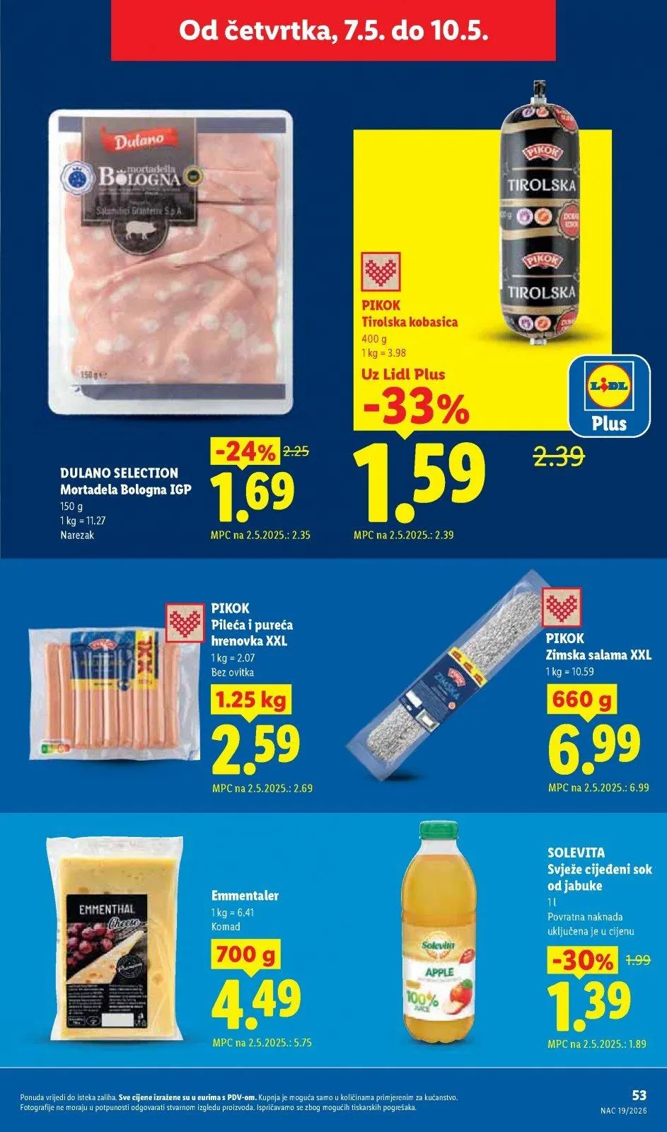 Katalog Lidl katalog do 10.05.2026 od 30. travnja do 10. svibnja 2026. - Pregled Stranica 53