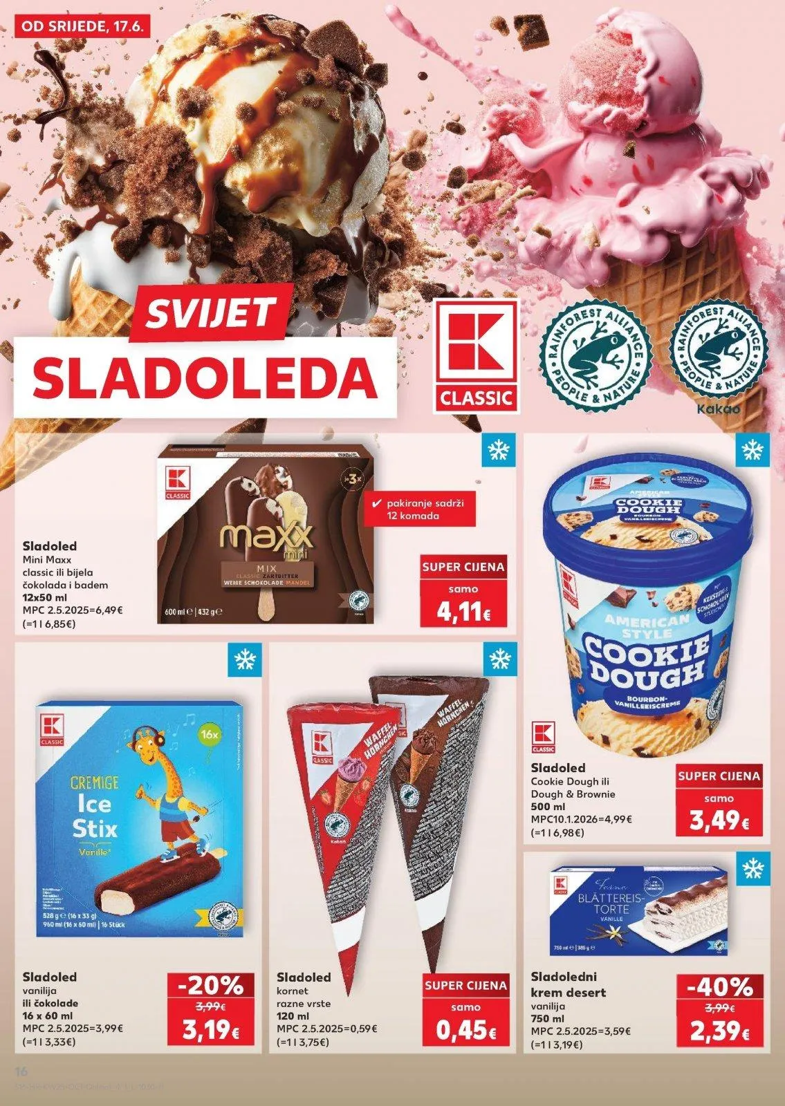 Katalog Kaufland katalog do 23.06.2026 od 17. lipnja do 23. lipnja 2026. - Pregled Stranica 16