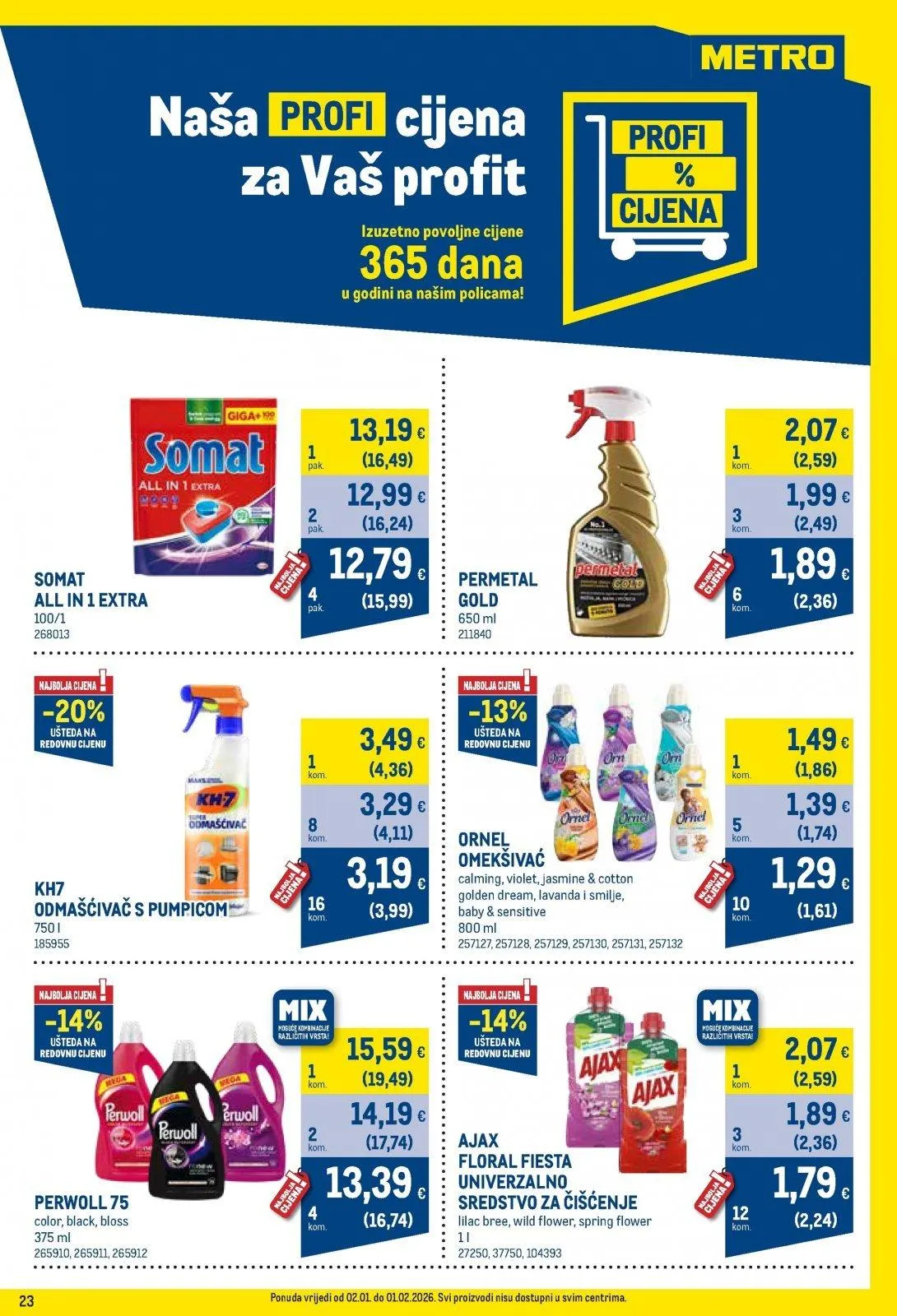 Katalog Metro katalog do 02.02.2026 od 15. siječnja do 2. veljače 2026. - Pregled Stranica 23