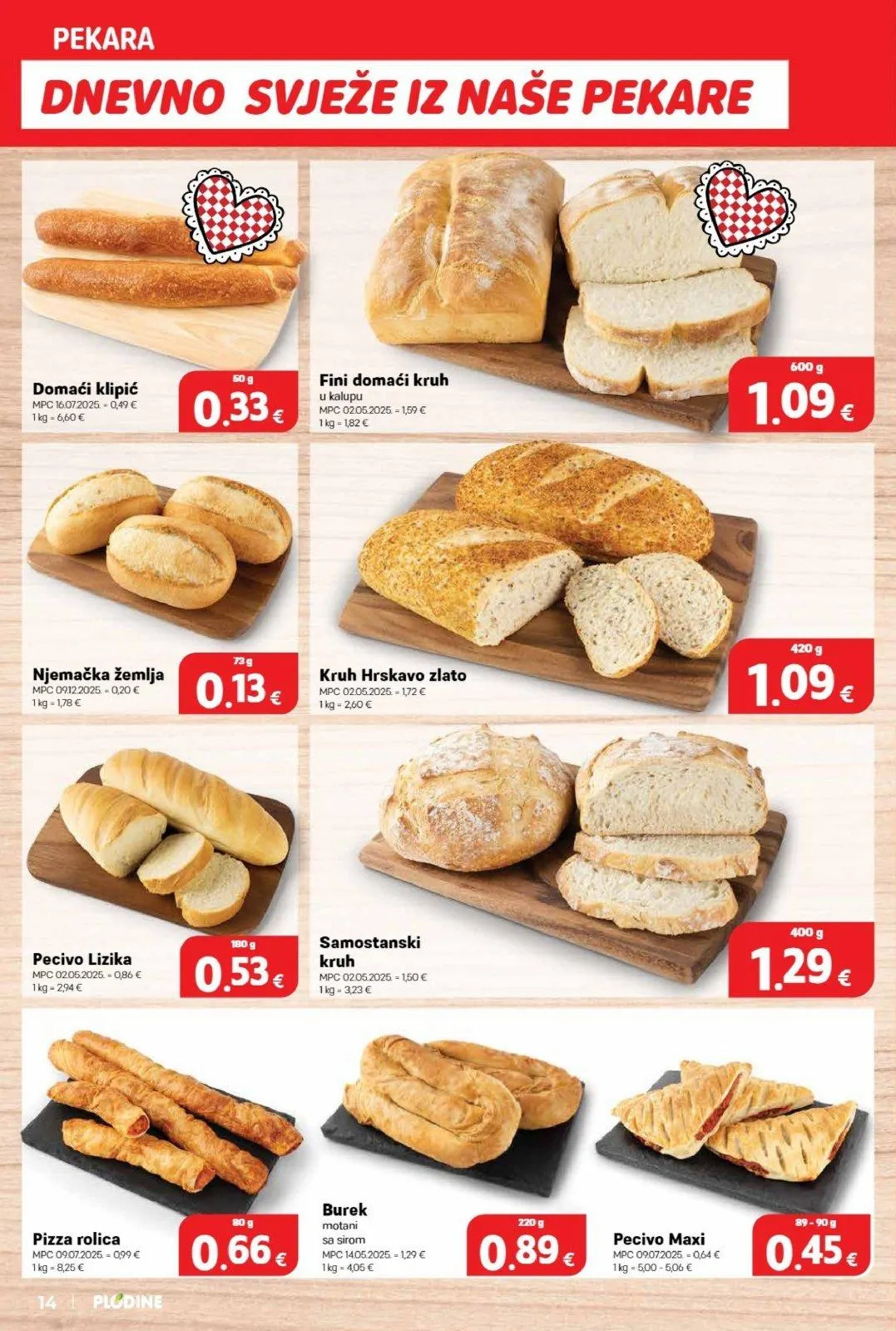 Katalog Plodine katalog do 03.03.2026 od 26. veljače do 3. ožujka 2026. - Pregled Stranica 14