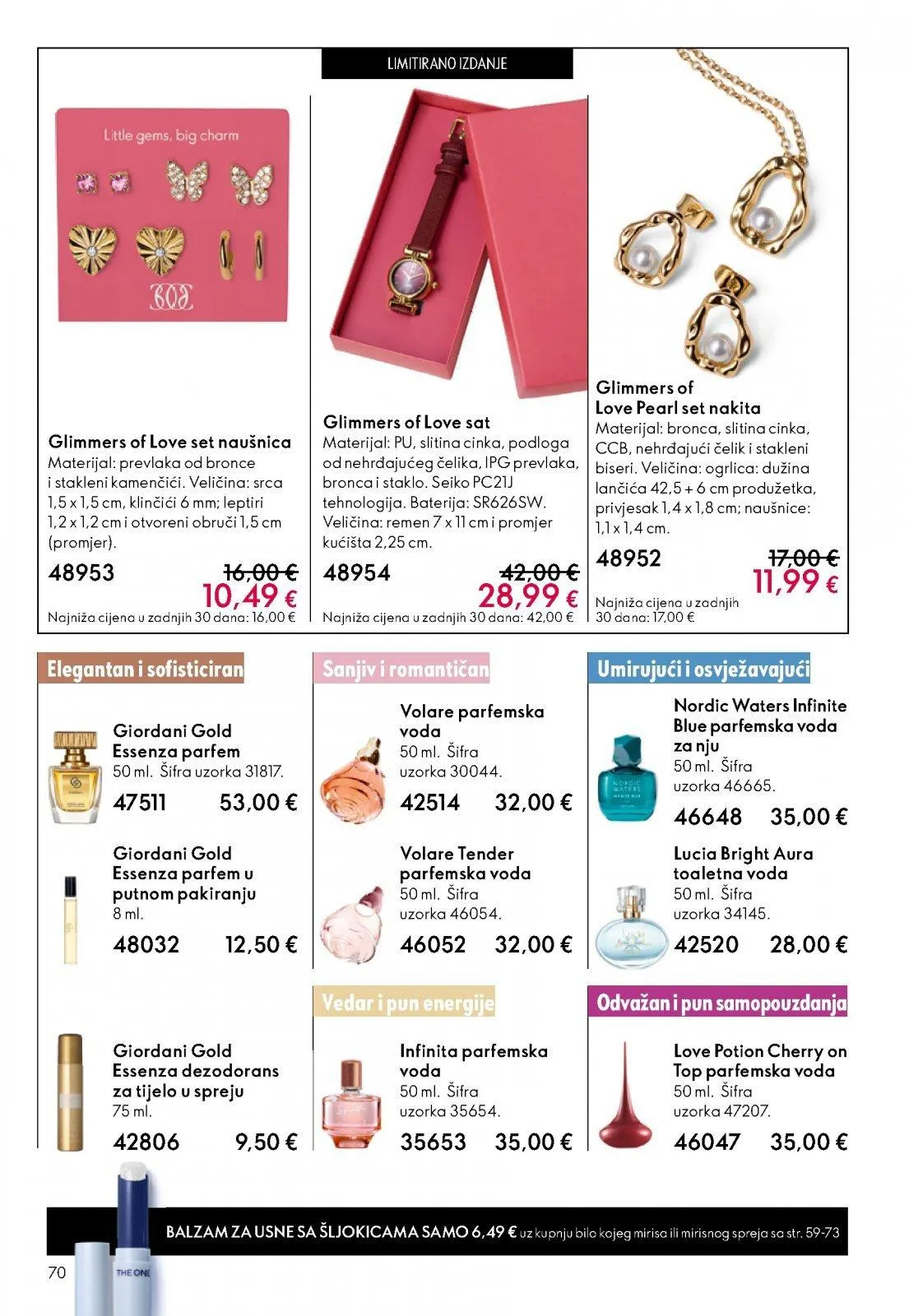Katalog Oriflame katalog do 12.05.2026 od 22. travnja do 12. svibnja 2026. - Pregled Stranica 70