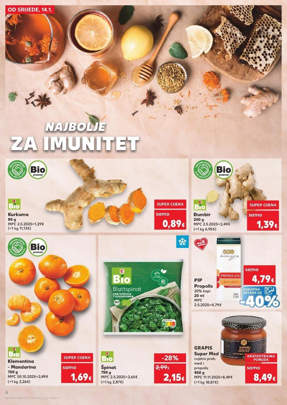 Katalog Kaufland katalog do 20.01.2026 od 14. siječnja do 20. siječnja 2026. - Pregled Stranica 6