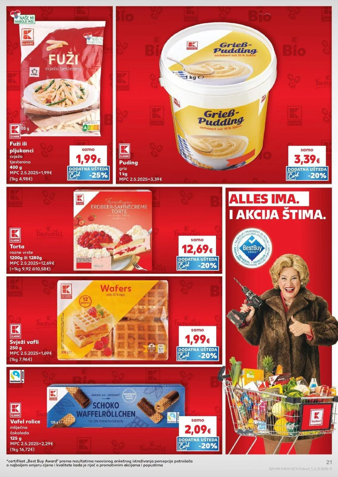 Katalog Kaufland katalog do 17.03.2026 od 11. ožujka do 17. ožujka 2026. - Pregled Stranica 21
