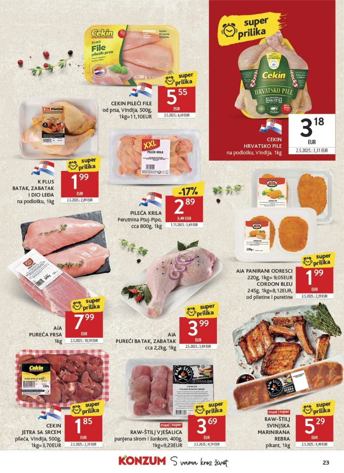Katalog Konzum katalog do 19.05.2026 od 14. svibnja do 19. svibnja 2026. - Pregled Stranica 23