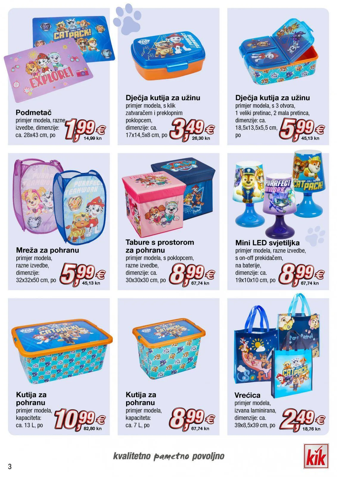 Katalog KiK katalog do 17.09.2023 od 8. rujna do 17. rujna 2023. - Pregled Stranica 3