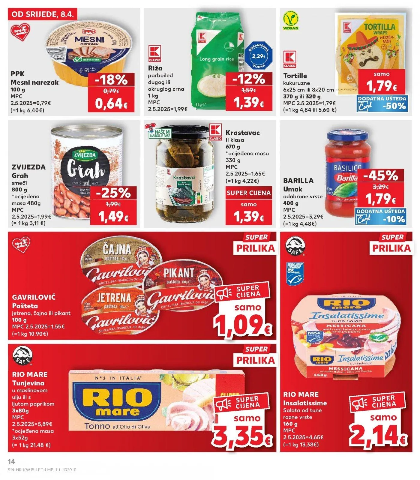 Katalog Kaufland katalog do 14.04.2026 od 8. travnja do 14. travnja 2026. - Pregled Stranica 14