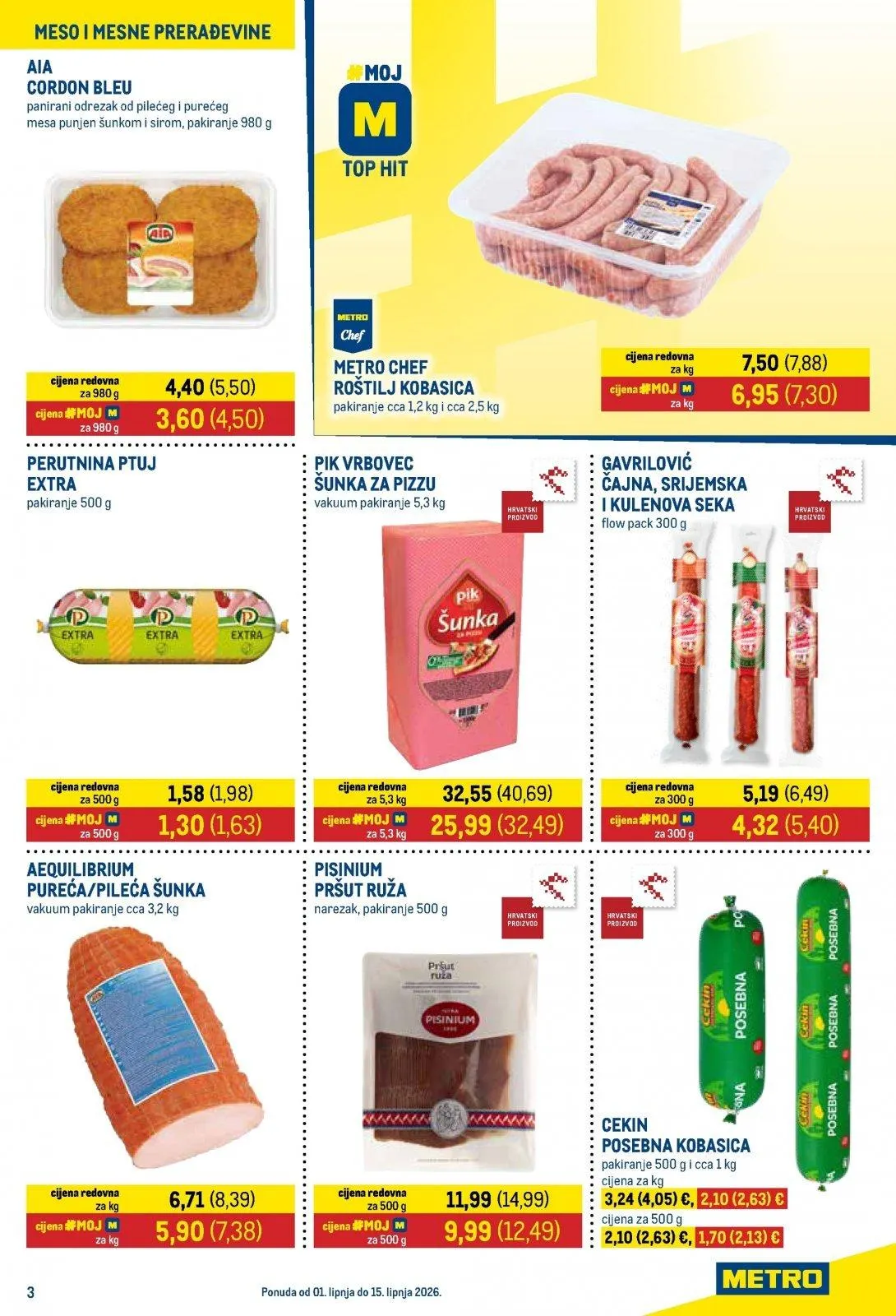 Katalog Metro katalog do 15.06.2026 od 9. lipnja do 15. lipnja 2026. - Pregled Stranica 3