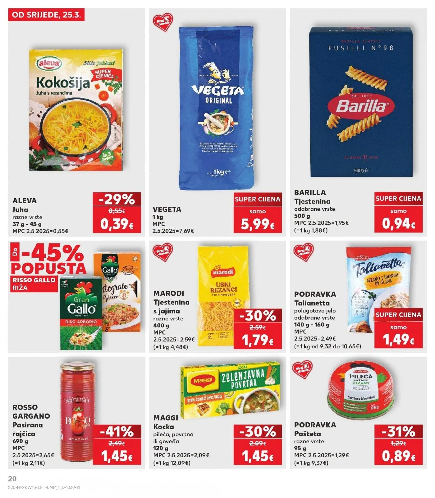 Katalog Kaufland katalog do 31.03.2026 od 25. ožujka do 31. ožujka 2026. - Pregled Stranica 20