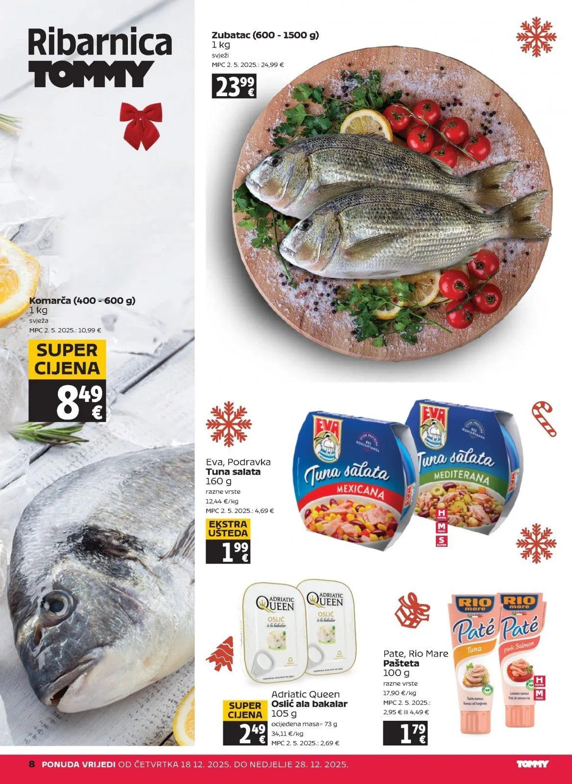 Katalog Tommy katalog do 28.12.2025 od 18. prosinca do 28. prosinca 2025. - Pregled Stranica 8