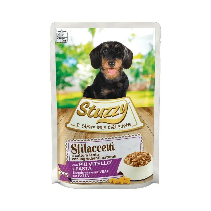 Stuzzy komadići s teletinom i tjesteninom, vrećica 100 g