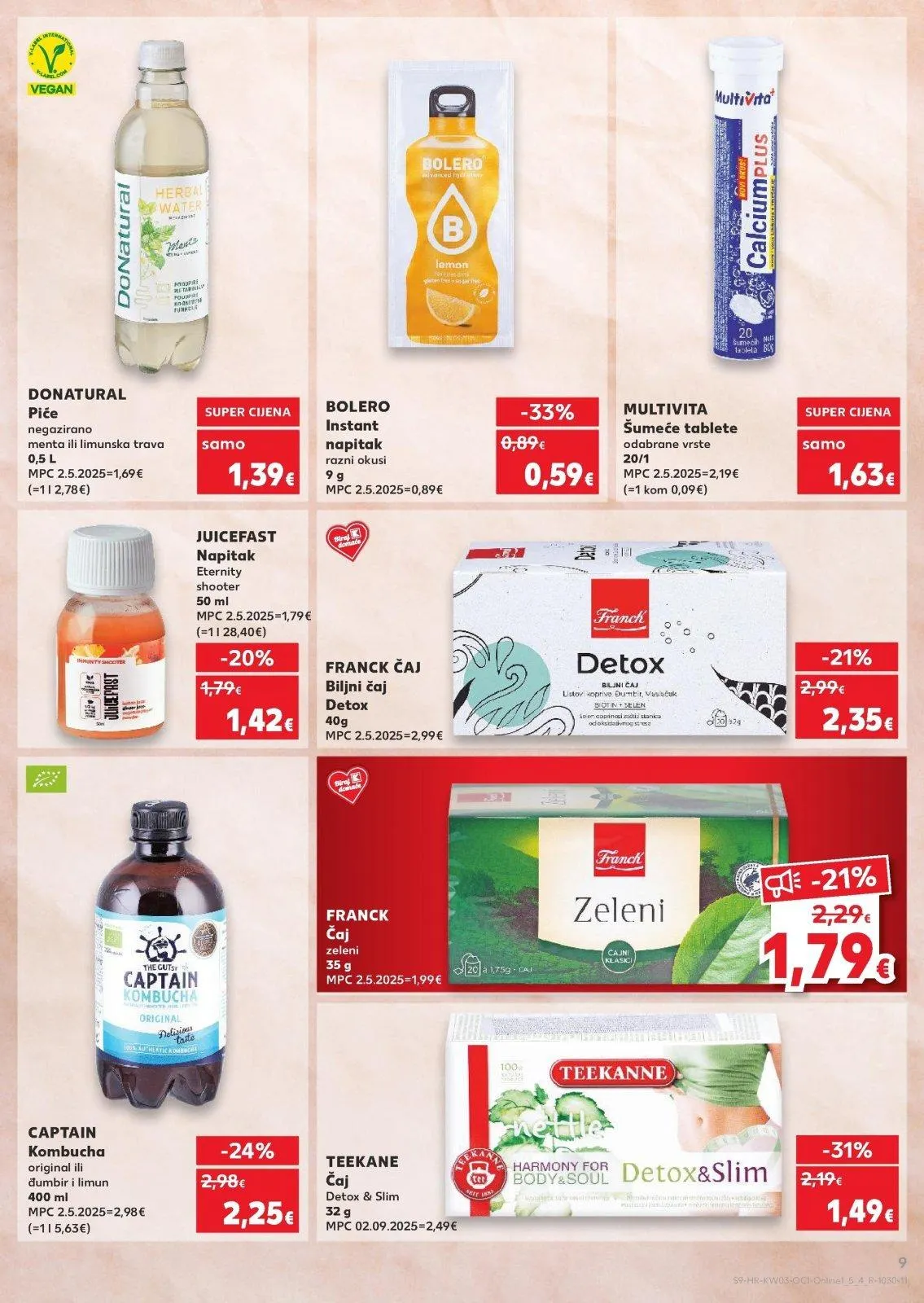 Katalog Kaufland katalog do 20.01.2026 od 14. siječnja do 20. siječnja 2026. - Pregled Stranica 9