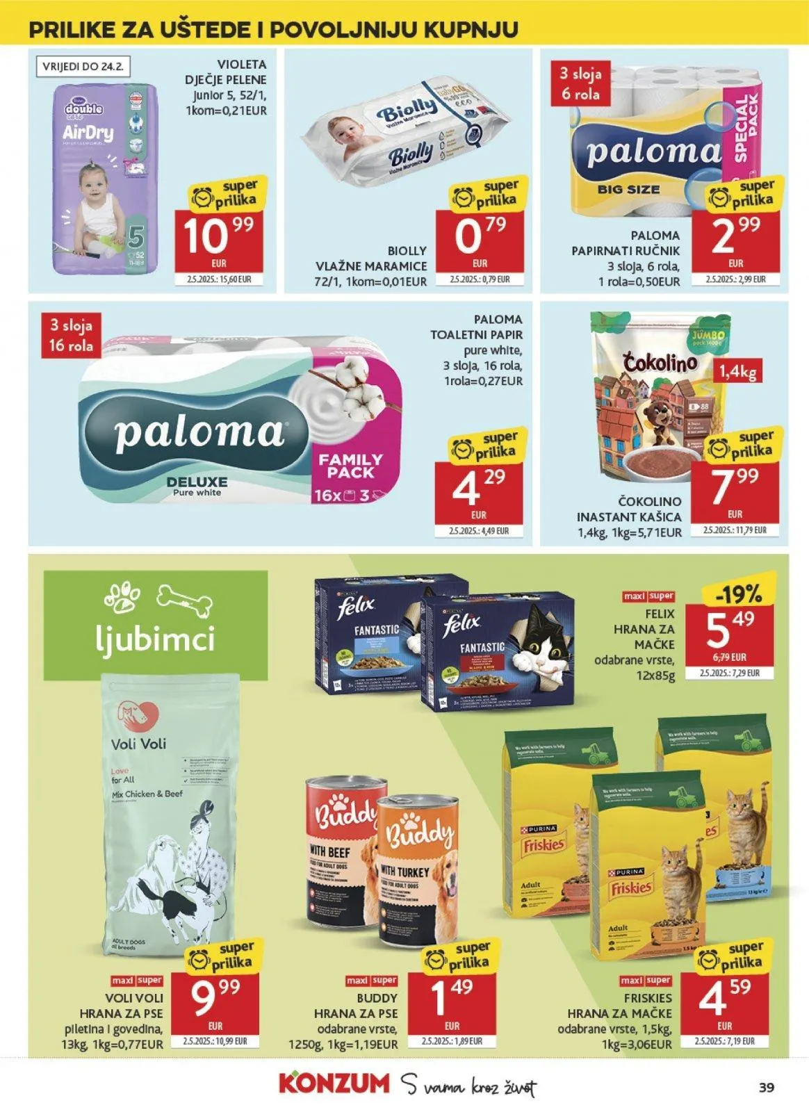 Katalog Konzum katalog do 17.02.2026 od 12. veljače do 17. veljače 2026. - Pregled Stranica 39