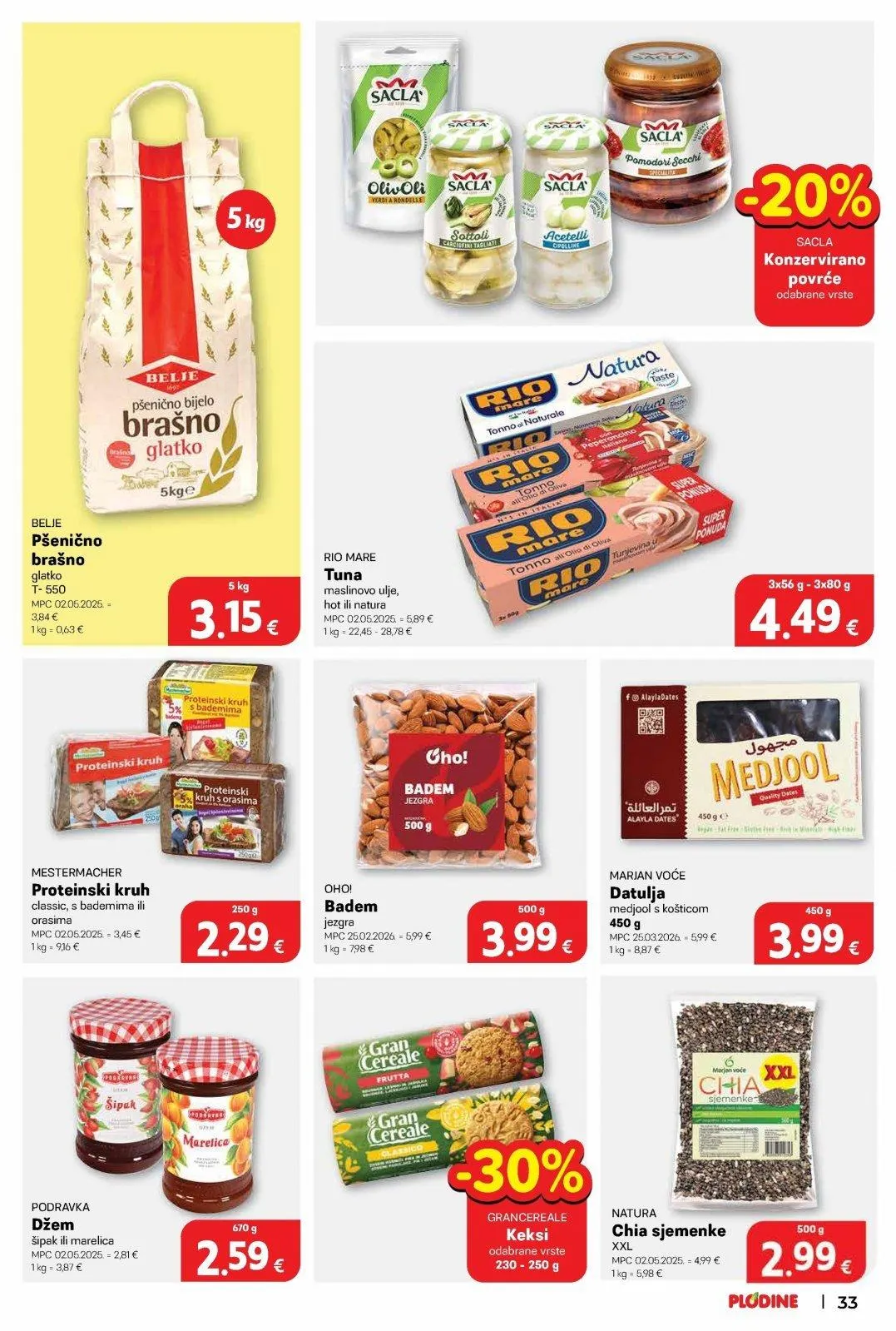 Katalog Plodine katalog do 23.06.2026 od 17. lipnja do 23. lipnja 2026. - Pregled Stranica 33