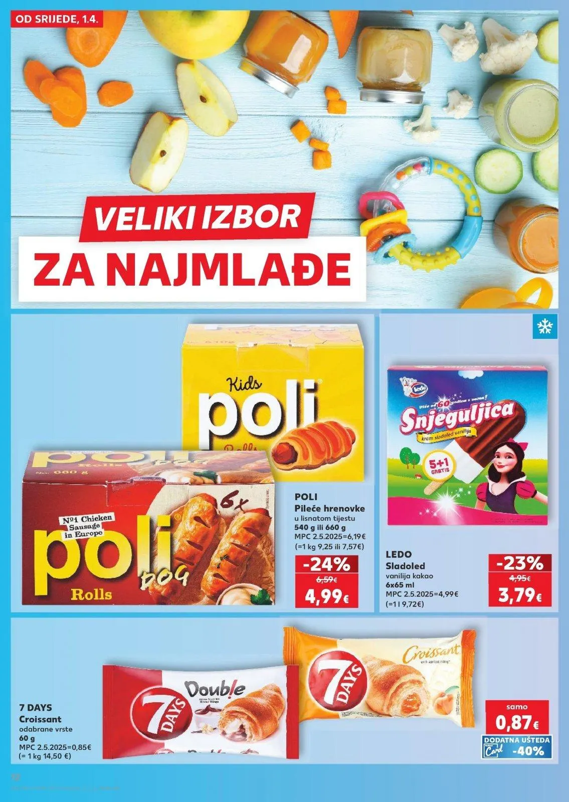 Katalog Kaufland katalog do 07.04.2026 od 1. travnja do 7. travnja 2026. - Pregled Stranica 12