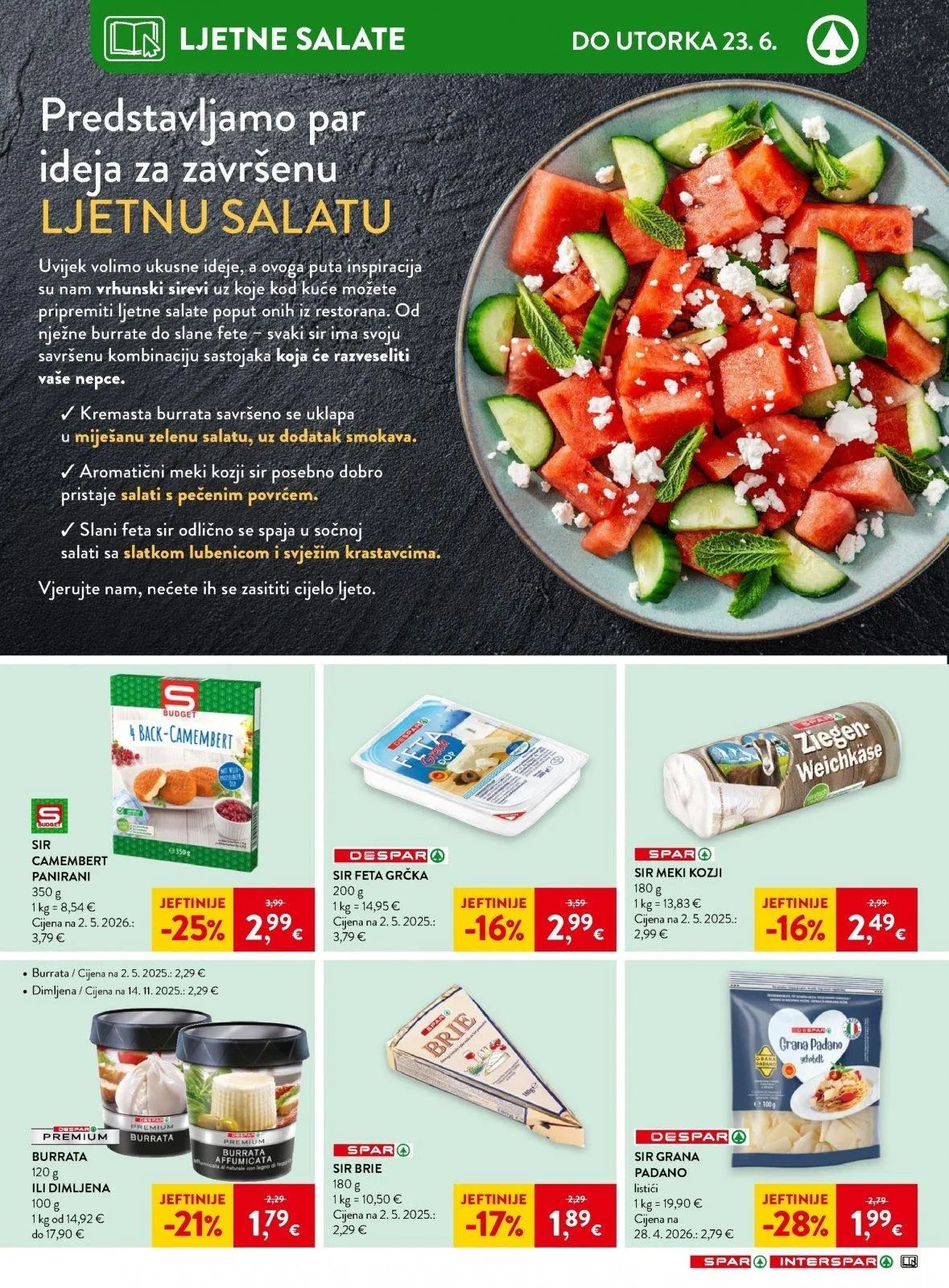 Katalog Interspar katalog do 23.06.2026 od 17. lipnja do 23. lipnja 2026. - Pregled Stranica 18