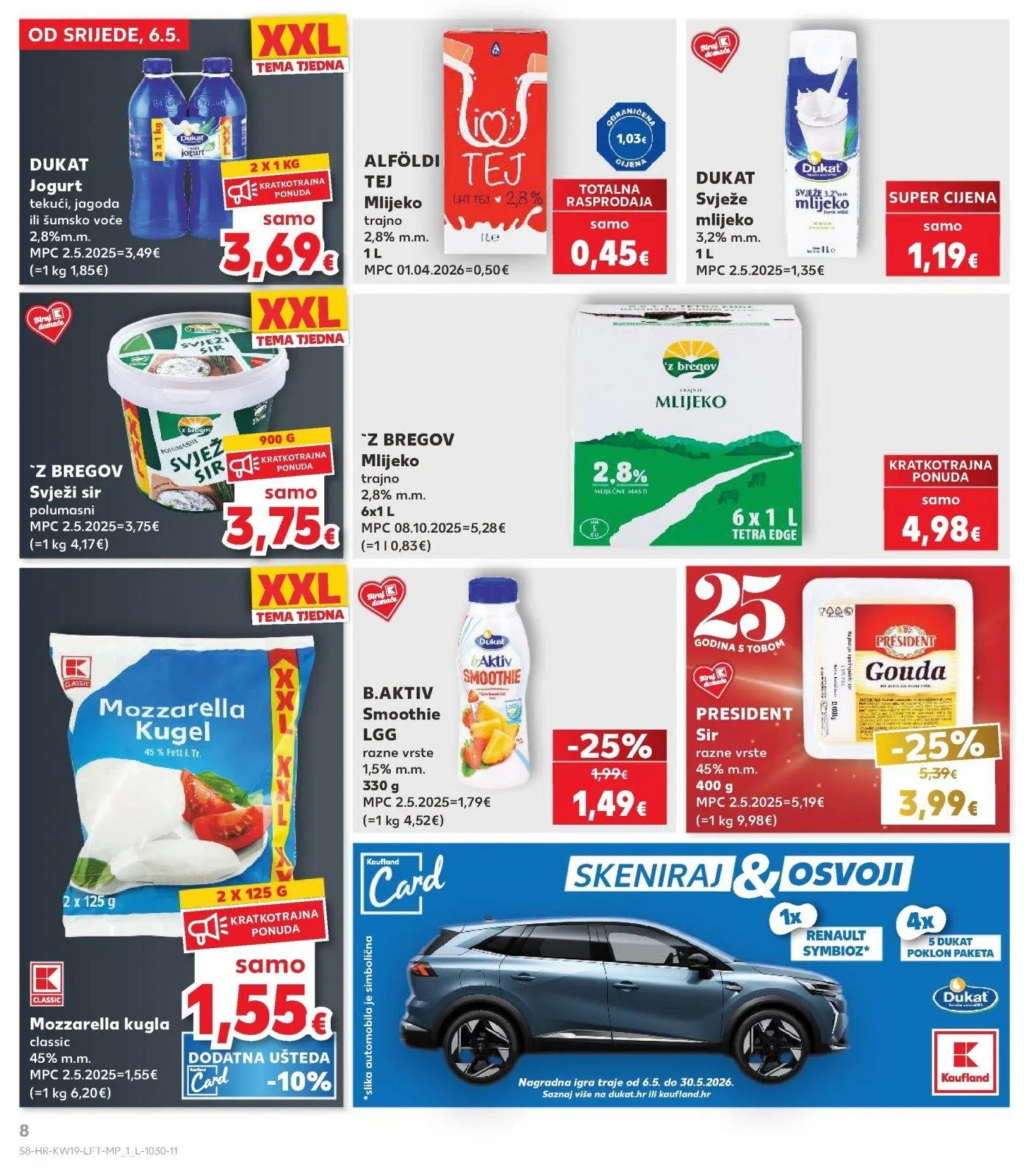 Katalog Kaufland katalog do 12.05.2026 od 8. svibnja do 12. svibnja 2026. - Pregled Stranica 8