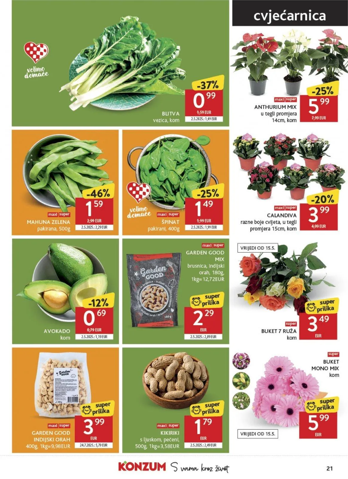 Katalog Konzum katalog do 19.05.2026 od 14. svibnja do 19. svibnja 2026. - Pregled Stranica 21