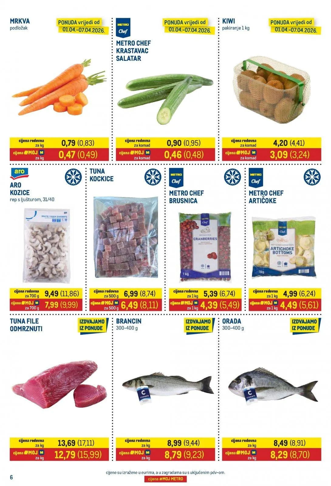 Katalog Metro katalog do 16.04.2026 od 2. travnja do 16. travnja 2026. - Pregled Stranica 6