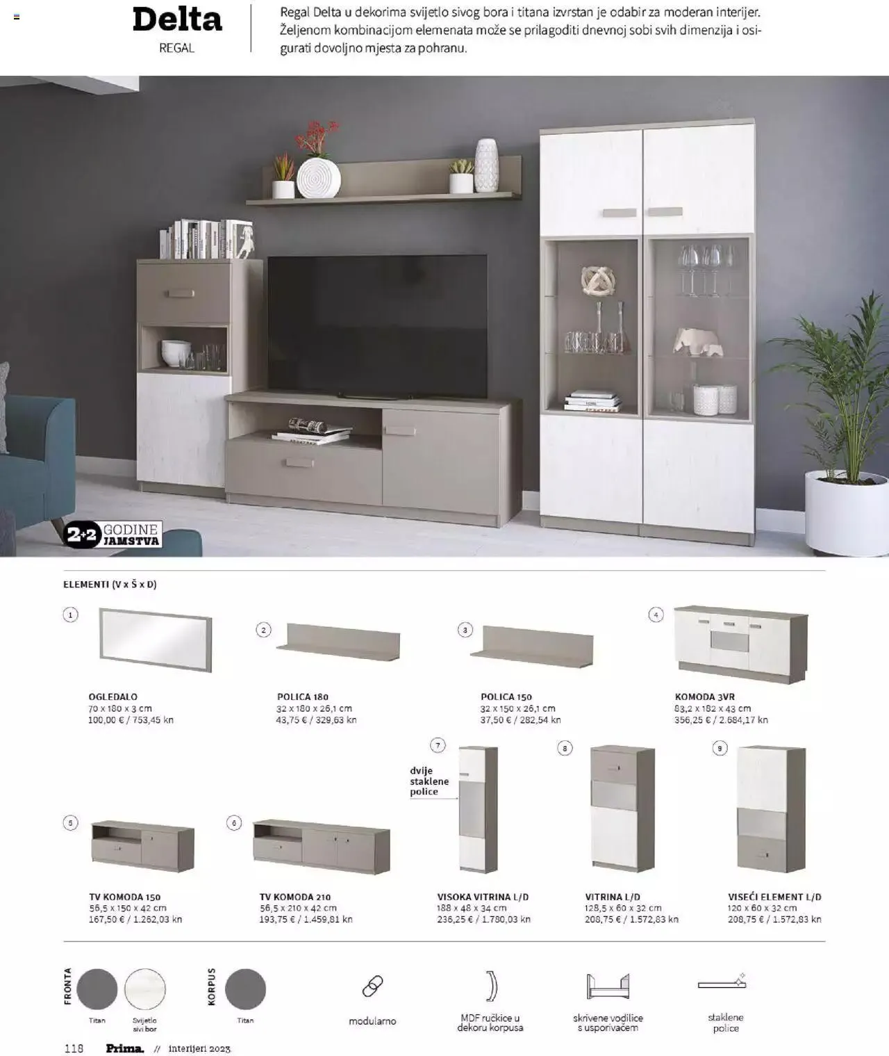 Katalog Katalog interijeri 2023 Prima od 20. veljače do 31. prosinca 2023. - Pregled Stranica 120