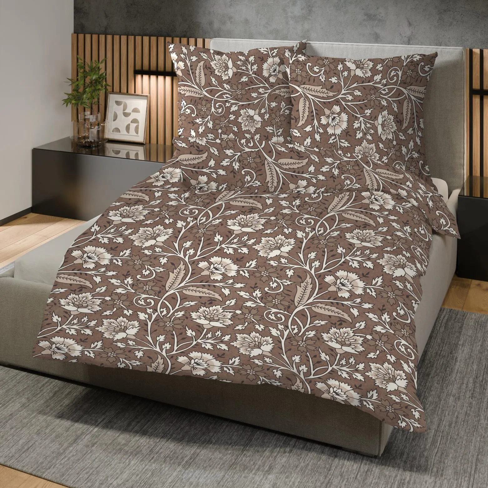 Mikrofaser-Flanell-Bettwäsche in verschiedenen Designs