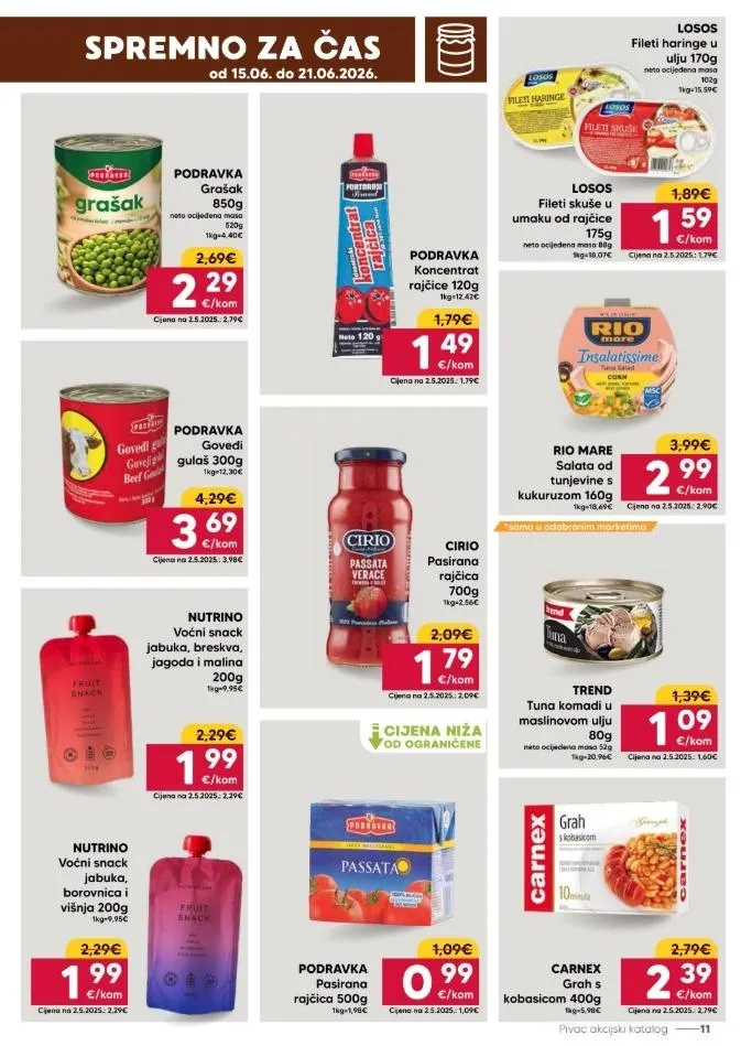 Katalog Pivac katalog do 21.06.2026 od 15. lipnja do 21. lipnja 2026. - Pregled Stranica 11