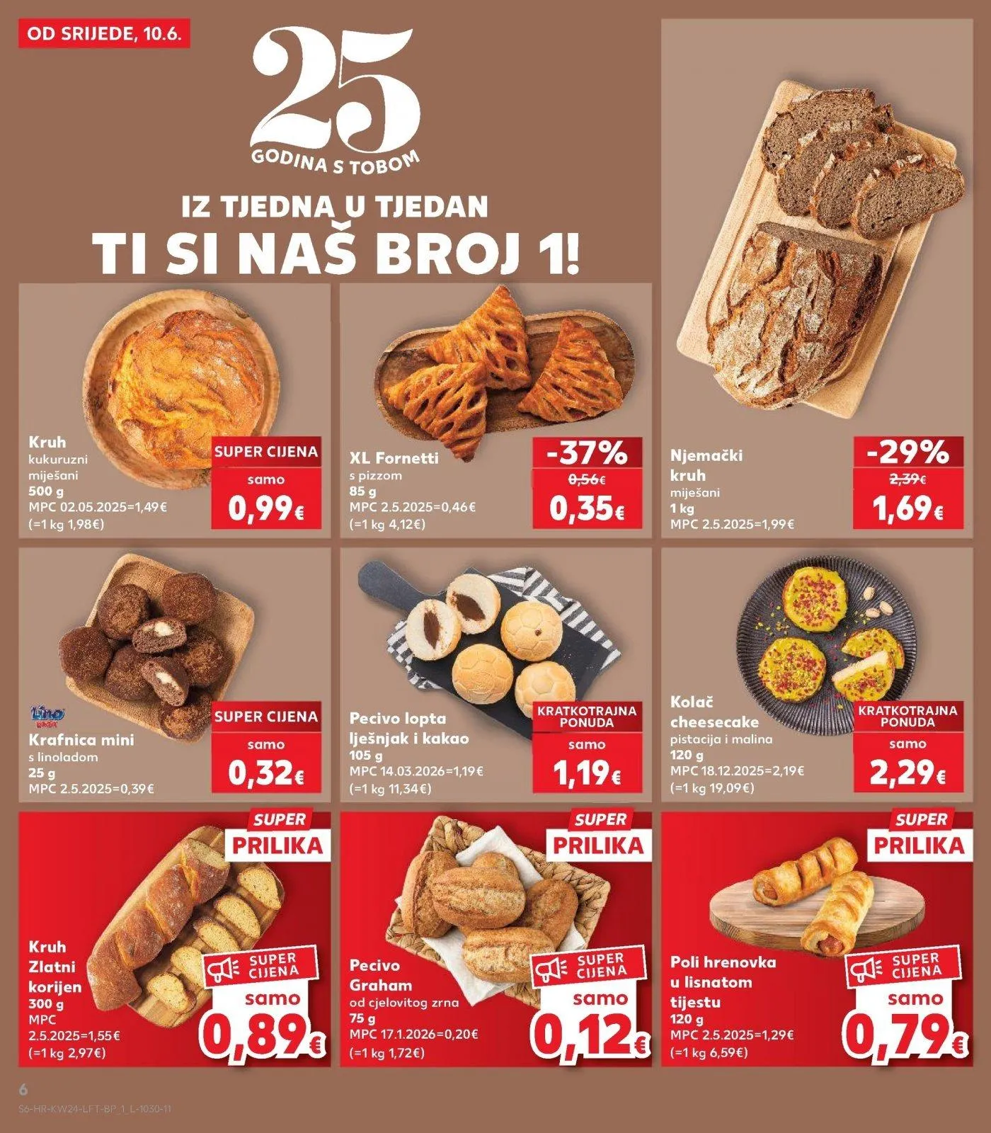 Katalog Kaufland katalog do 16.06.2026 od 10. lipnja do 16. lipnja 2026. - Pregled Stranica 6