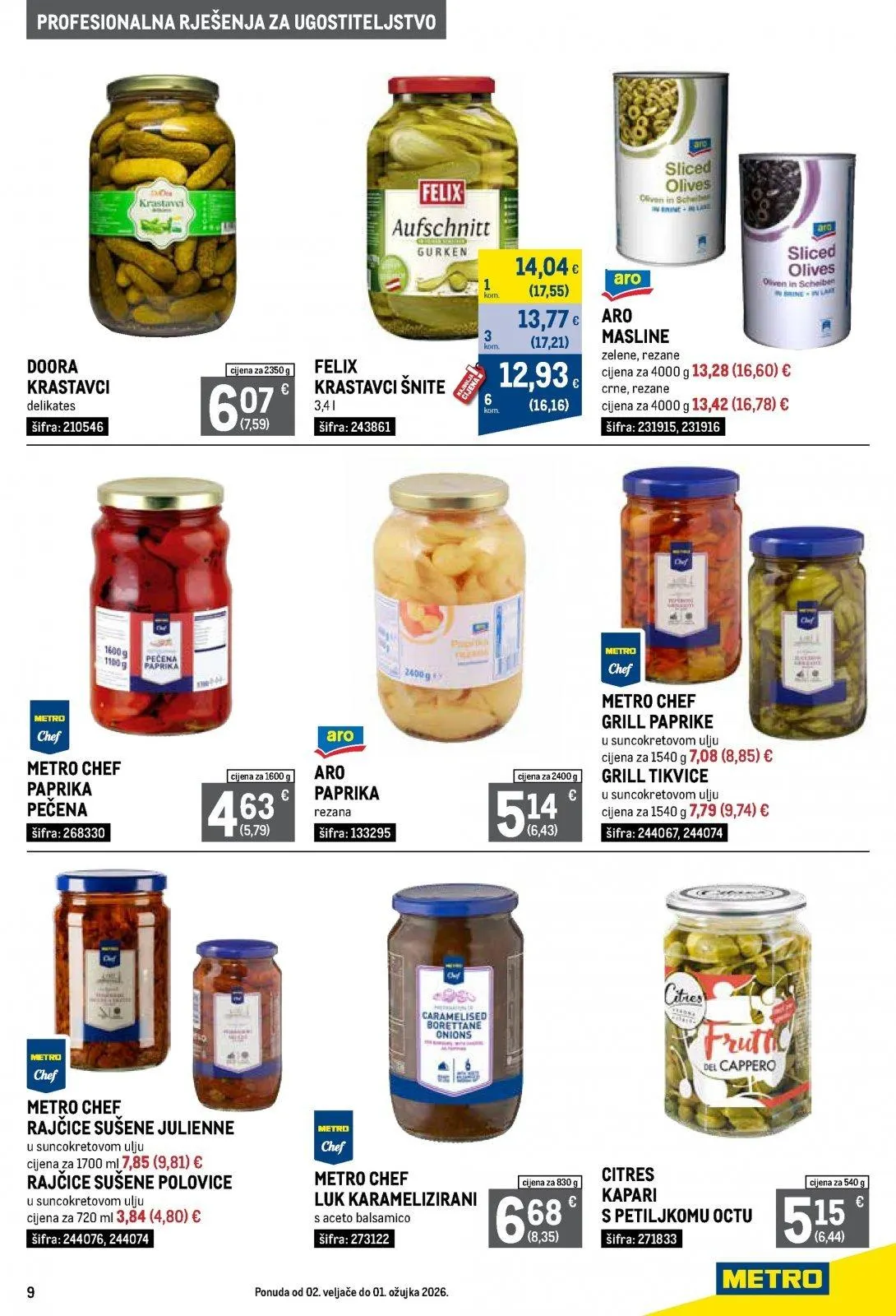 Katalog Metro katalog do 02.03.2026 od 7. veljače do 2. ožujka 2026. - Pregled Stranica 9
