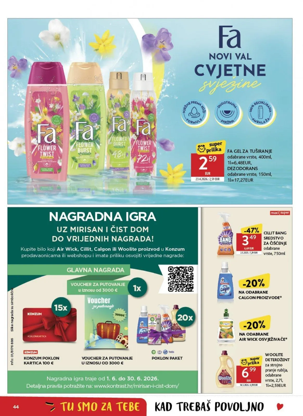 Katalog Konzum katalog do 02.06.2026 od 28. svibnja do 2. lipnja 2026. - Pregled Stranica 44