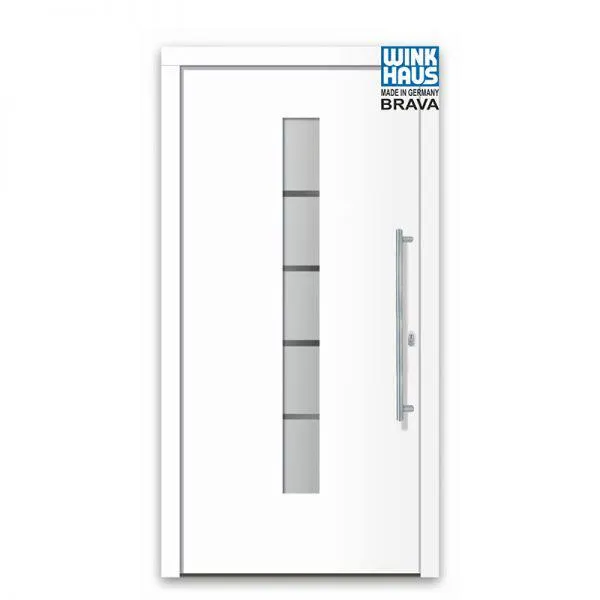 Vrata ulazna PVC/ALU Rab bijela, 1100×2100 mm (lijeva/desna)