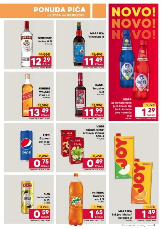 Katalog Pivac katalog do 03.05.2026 od 27. travnja do 3. svibnja 2026. - Pregled Stranica 13