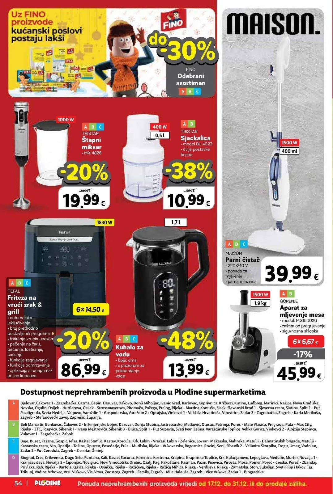 Katalog Plodine katalog do 24.12.2025 od 17. prosinca do 24. prosinca 2025. - Pregled Stranica 54