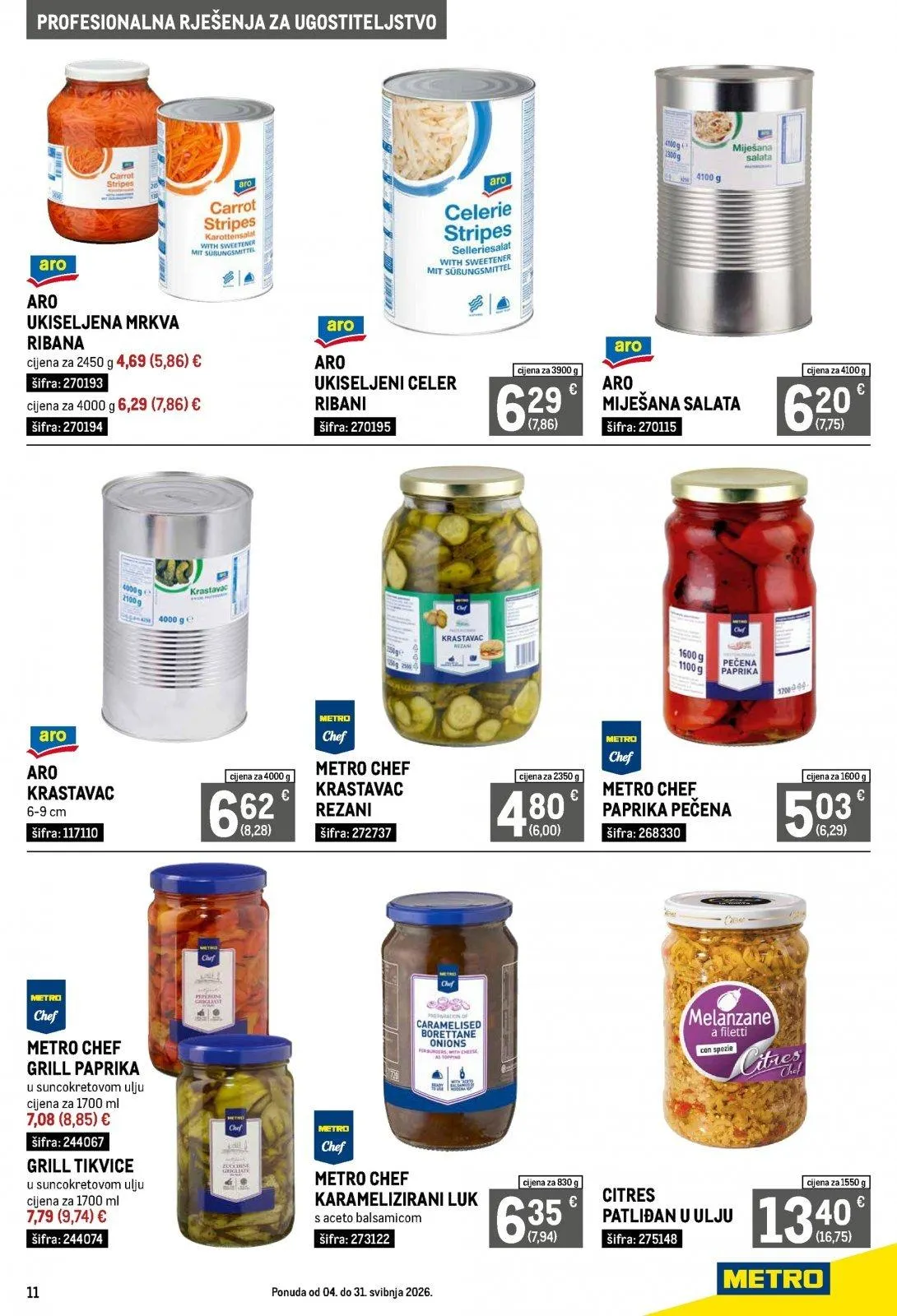 Katalog Metro katalog do 01.06.2026 od 8. svibnja do 1. lipnja 2026. - Pregled Stranica 11