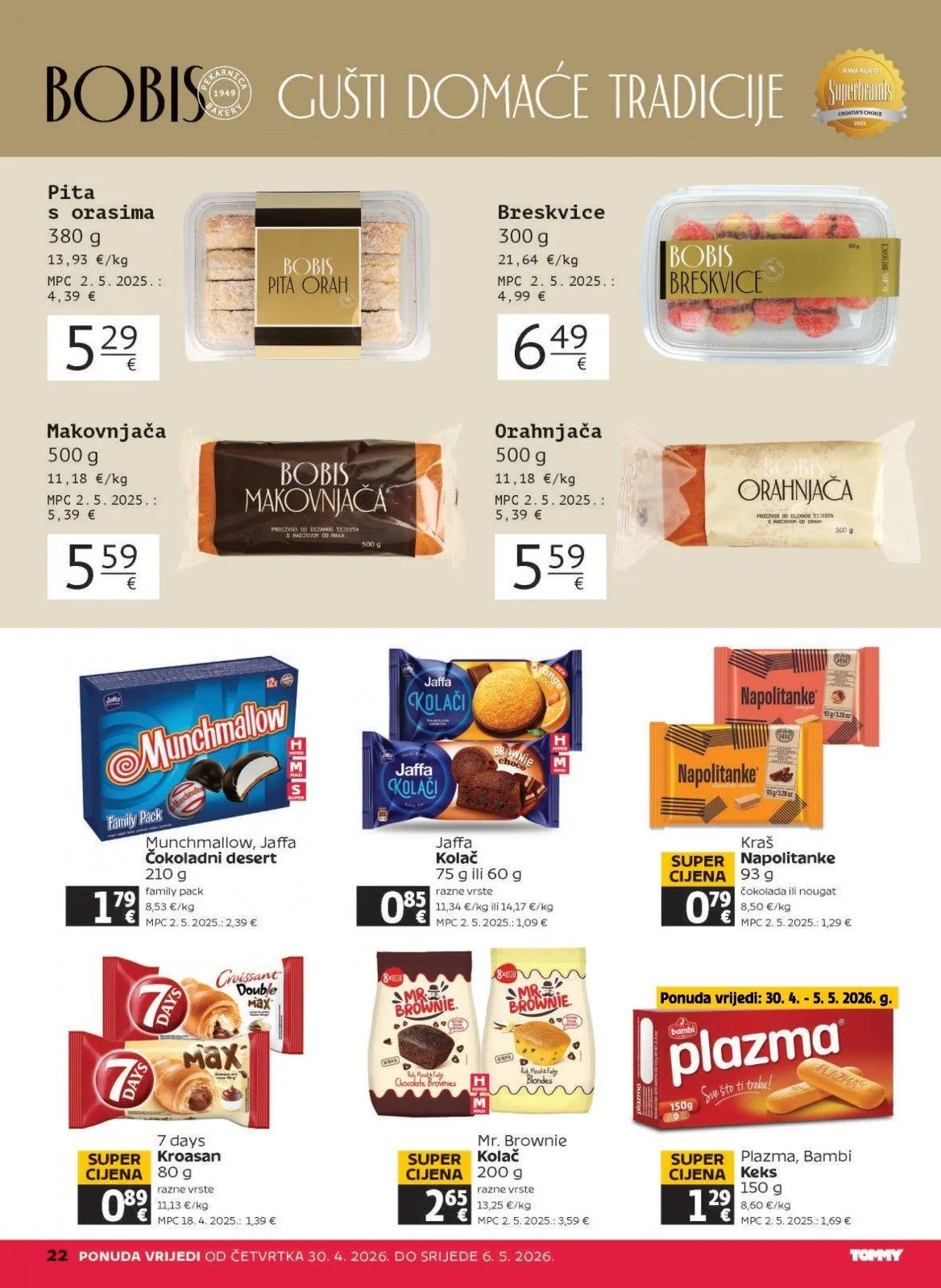 Katalog Tommy katalog do 06.05.2026 od 30. travnja do 6. svibnja 2026. - Pregled Stranica 22