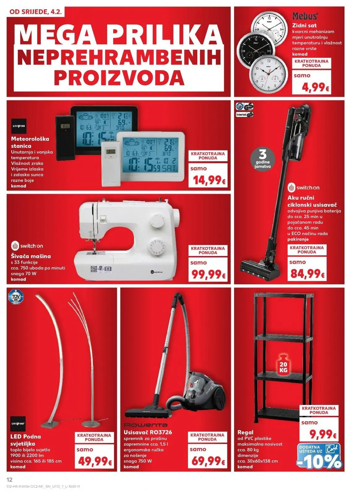 Katalog Kaufland katalog do 10.02.2026 od 4. veljače do 10. veljače 2026. - Pregled Stranica 12