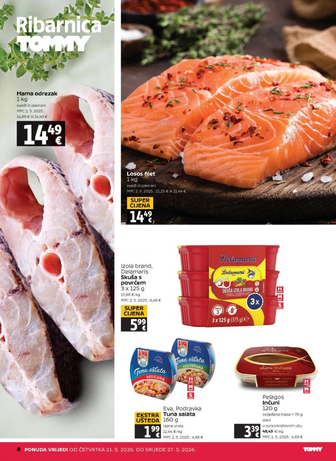 Katalog Tommy katalog do 27.05.2026 od 21. svibnja do 27. svibnja 2026. - Pregled Stranica 8