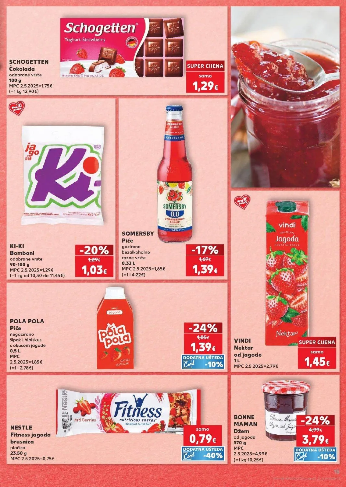 Katalog Kaufland katalog do 19.05.2026 od 13. svibnja do 19. svibnja 2026. - Pregled Stranica 15