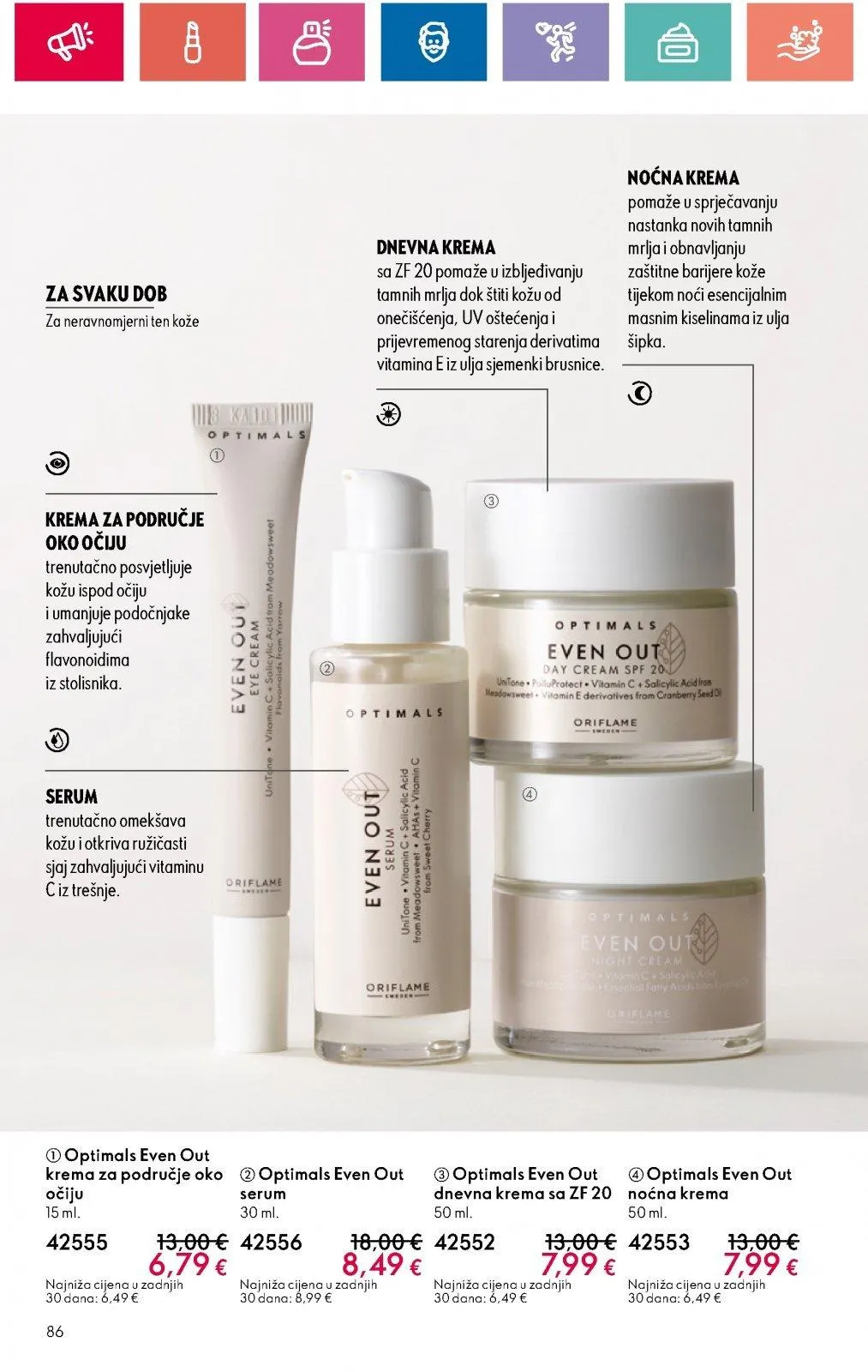 Katalog Oriflame katalog do 11.09.2024 od 29. kolovoza do 11. rujna 2024. - Pregled Stranica 86