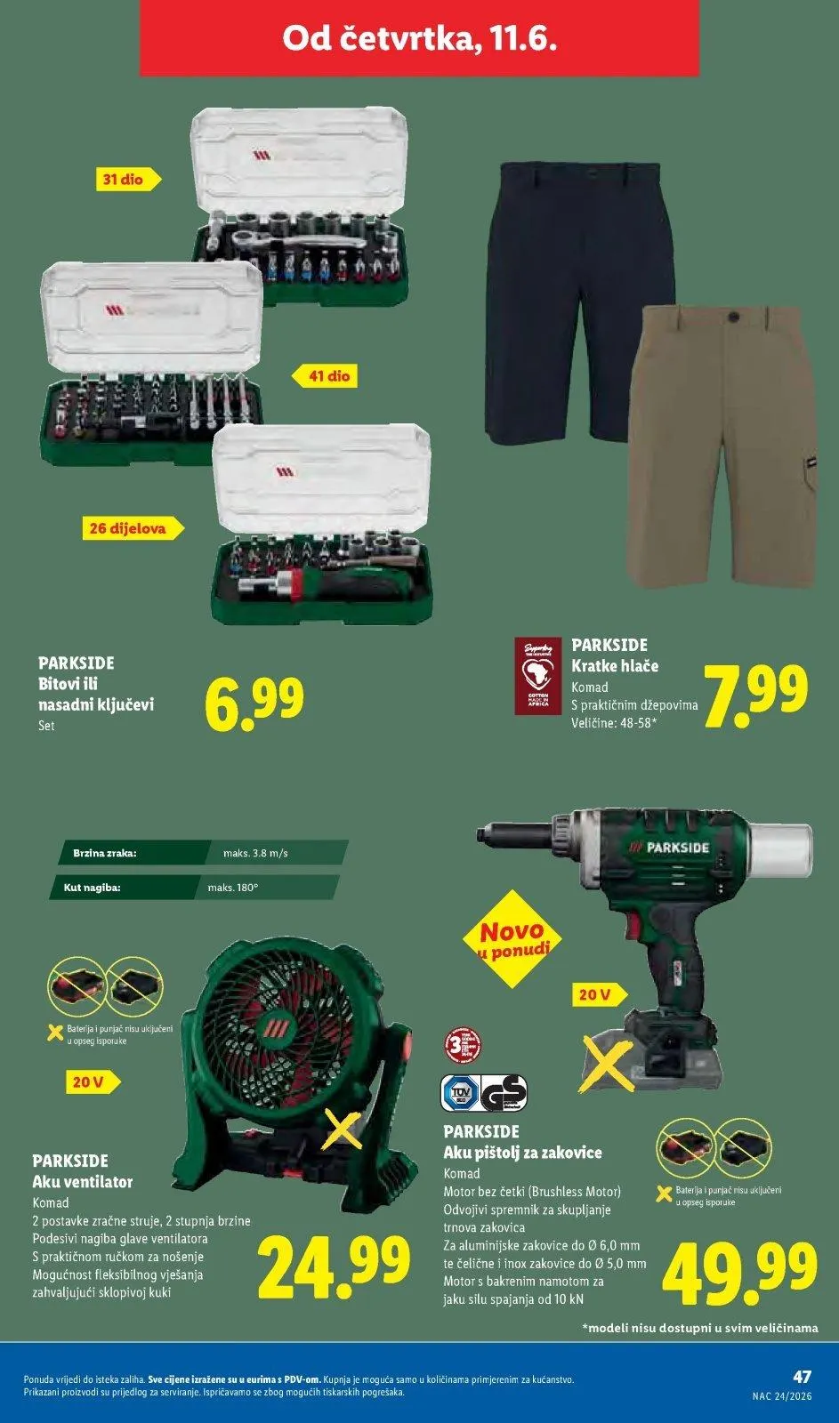 Katalog Lidl katalog do 14.06.2026 od 9. lipnja do 14. lipnja 2026. - Pregled Stranica 47