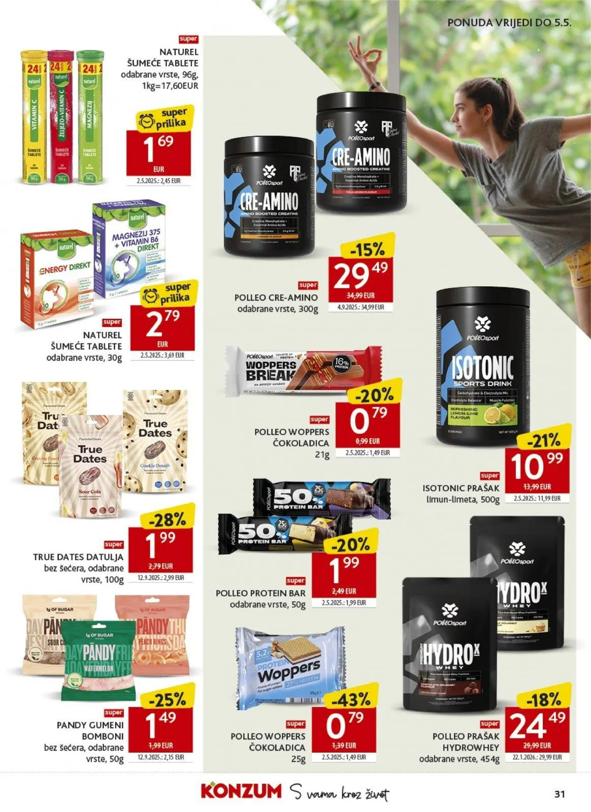 Katalog Konzum katalog do 28.04.2026 od 22. travnja do 28. travnja 2026. - Pregled Stranica 31