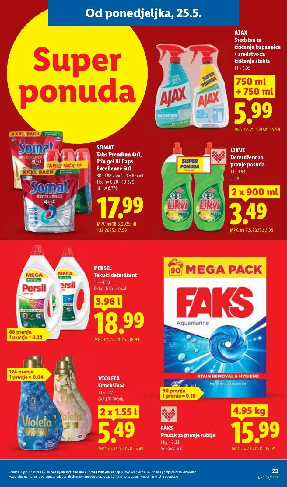 Katalog Lidl katalog do 31.05.2026 od 21. svibnja do 31. svibnja 2026. - Pregled Stranica 23
