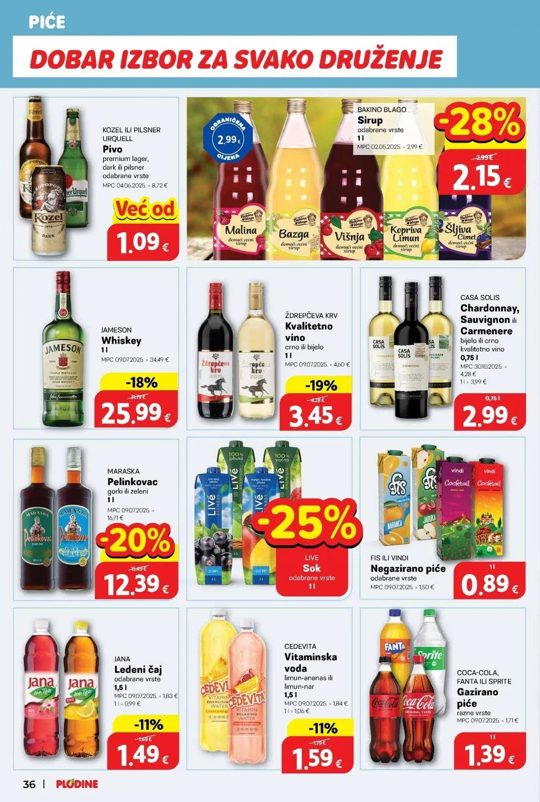 Katalog Plodine katalog do 17.03.2026 od 12. ožujka do 17. ožujka 2026. - Pregled Stranica 36