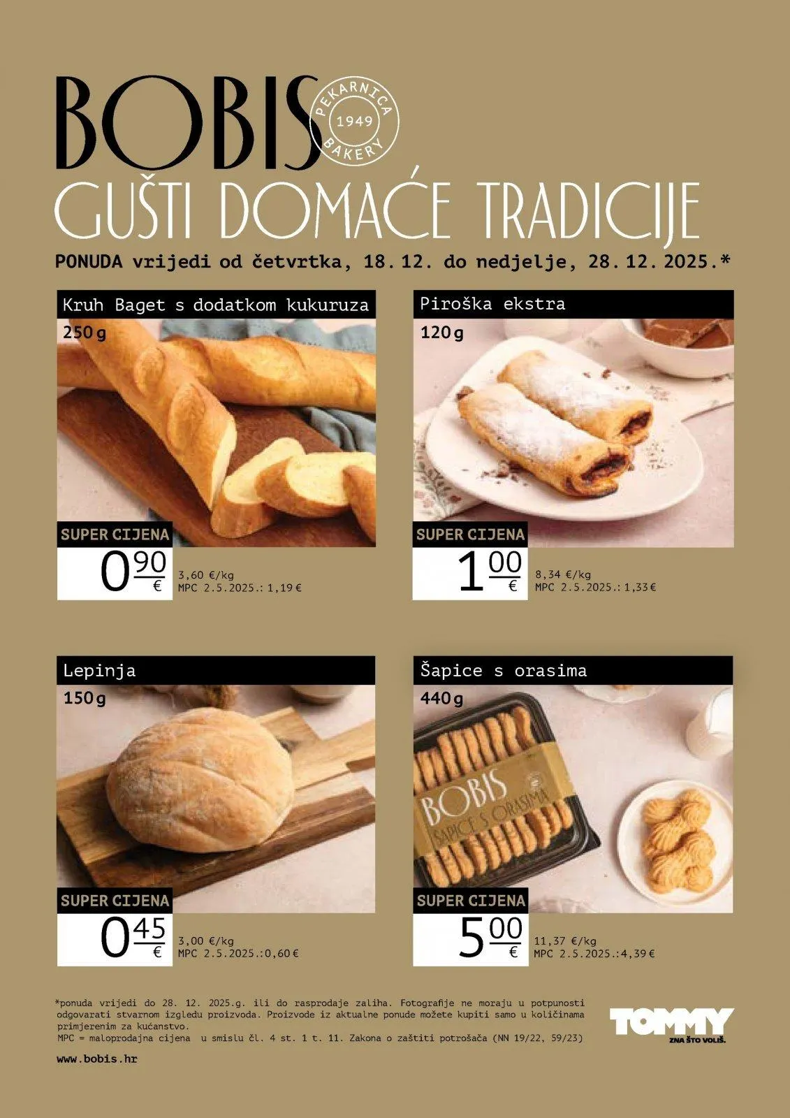 Katalog Tommy katalog do 28.12.2025 od 18. prosinca do 28. prosinca 2025. - Pregled Stranica 1