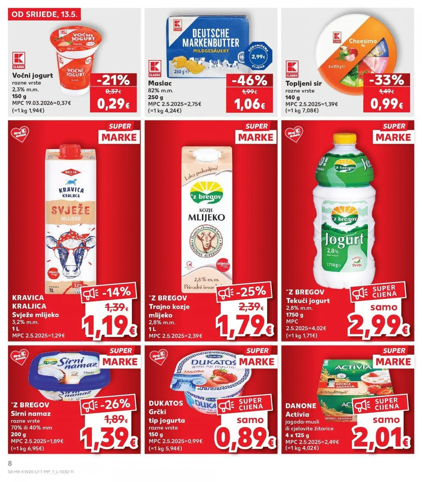 Katalog Kaufland katalog do 19.05.2026 od 13. svibnja do 19. svibnja 2026. - Pregled Stranica 8
