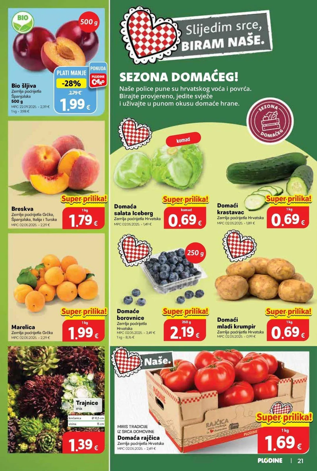 Katalog Plodine katalog do 30.06.2026 od 26. lipnja do 30. lipnja 2026. - Pregled Stranica 21