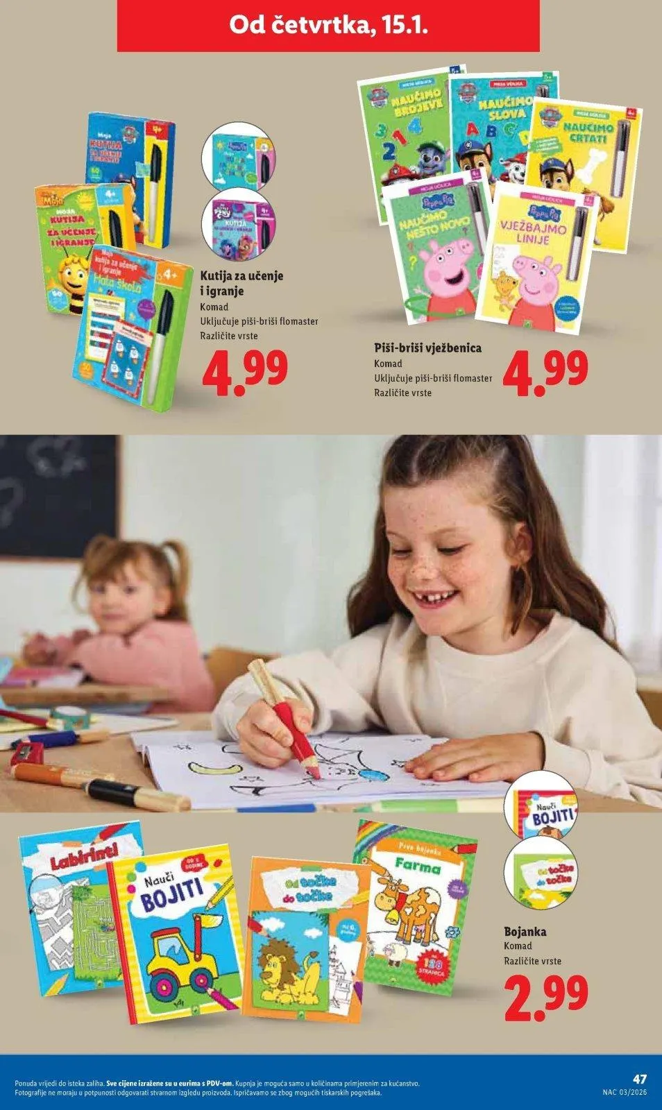 Katalog Lidl katalog do 18.01.2026 od 15. siječnja do 18. siječnja 2026. - Pregled Stranica 47