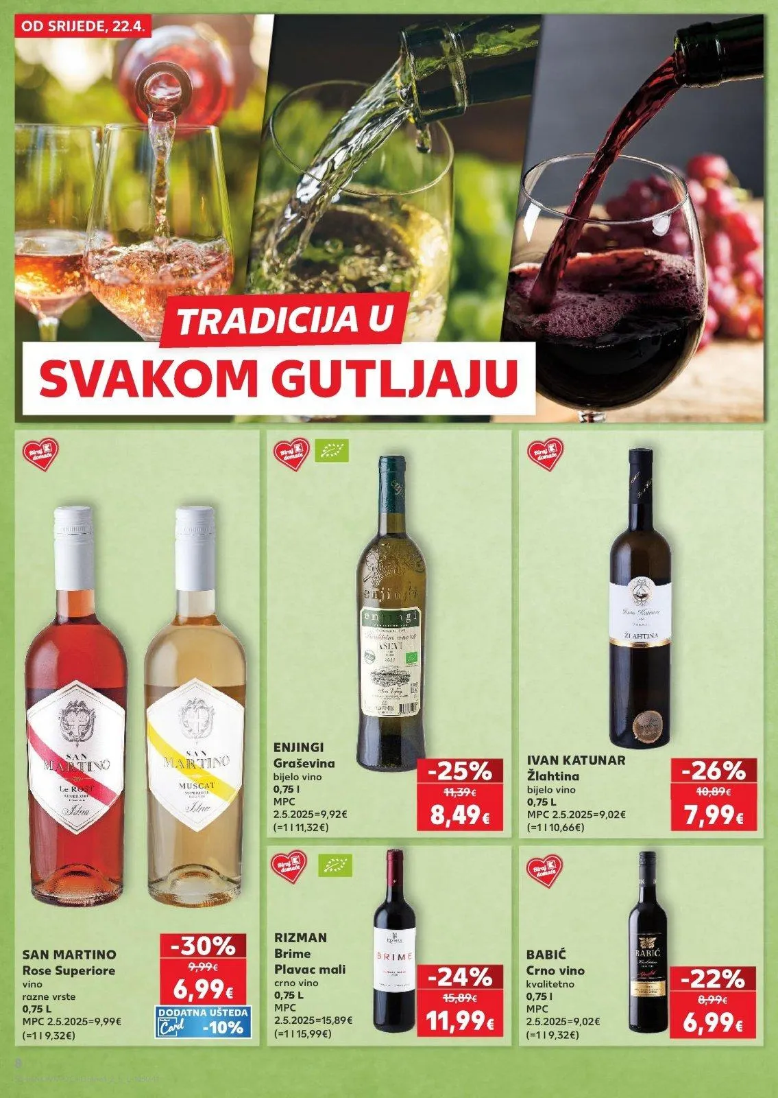 Katalog Kaufland katalog do 28.04.2026 od 22. travnja do 28. travnja 2026. - Pregled Stranica 8